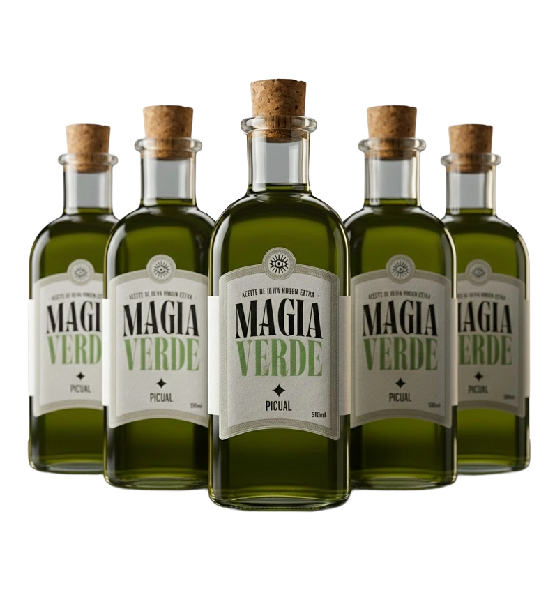 6 Botellas Magia Verde